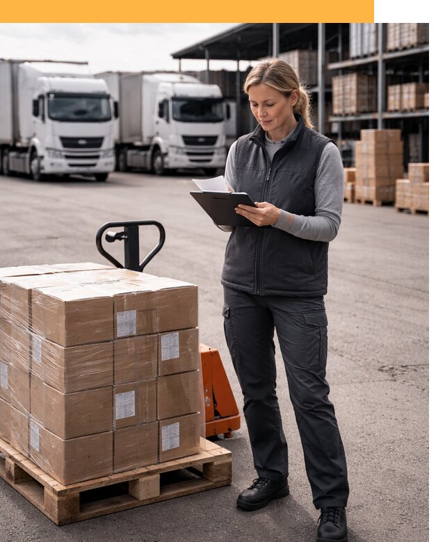 Доставка грузов из Европы к дверям клиента от 12620 руб