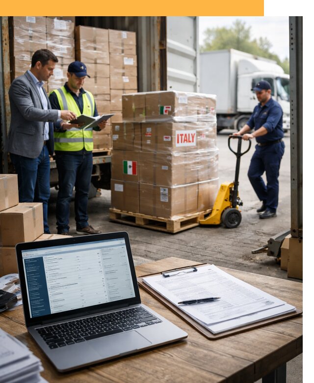 Доставка грузов из Италии: морские и авиаперевозки от 18931