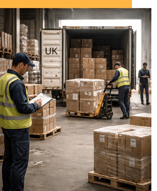 Доставка грузов из Великобритании с таможенным оформлением от 13146