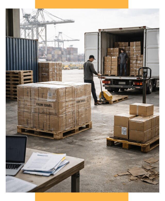 Доставка грузов из Израиля от 15776 р., логистика от ИмпортерМск
