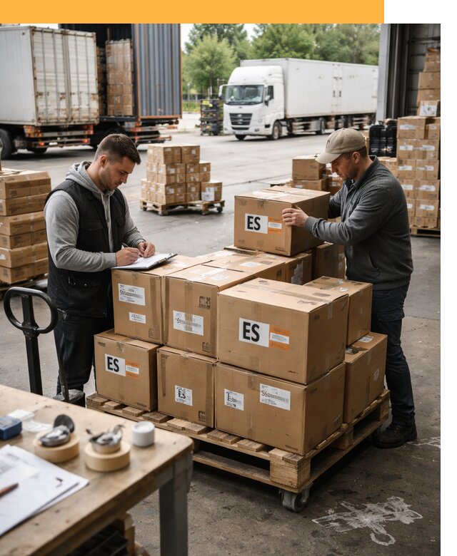 Доставка грузов в Испанию автотранспортом от 36810 руб