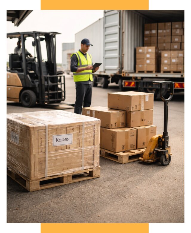 Доставка грузов в Корею из России от 36810 р. | ИмпортерМск