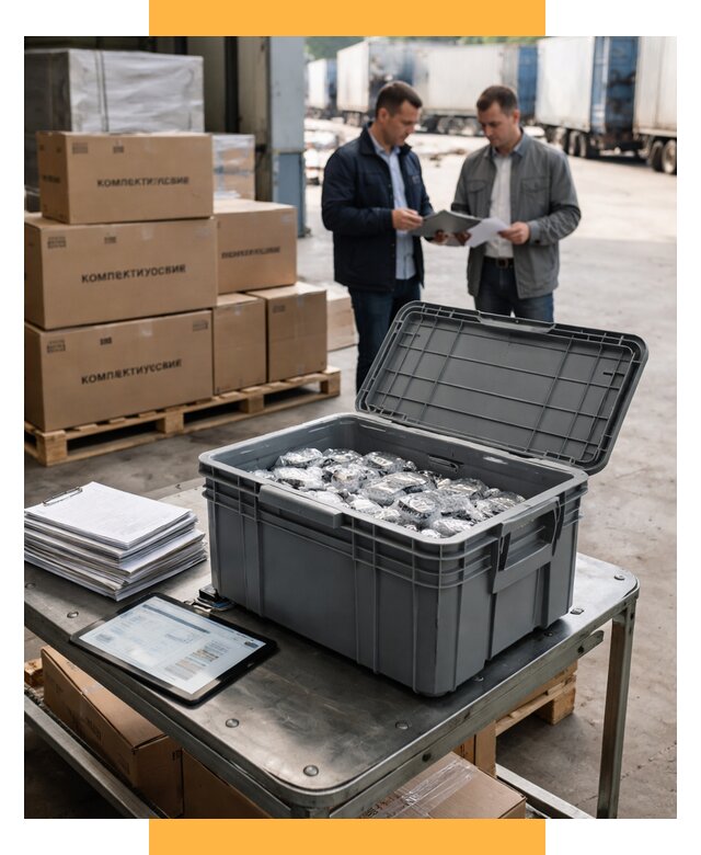 Перевозка комплектующих из Китая от 6836 р. | ИмпортерМск