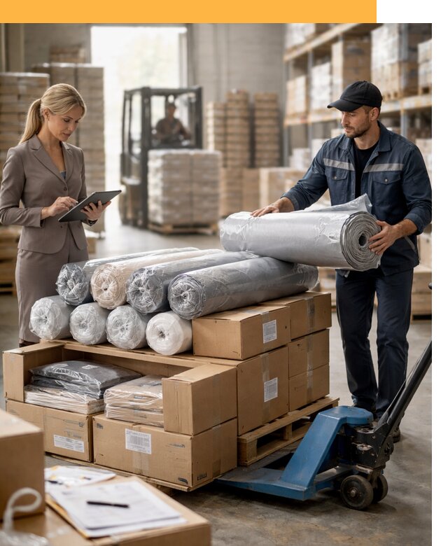 Перевозка текстиля по миру от 15776 руб. с таможней и страхованием