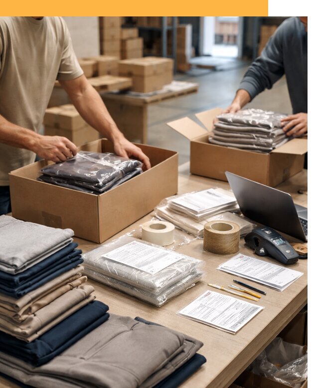 Перевозка одежды по миру от 7888 руб. с таможенным оформлением