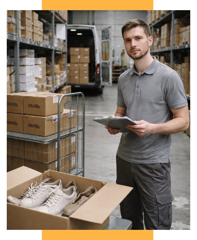 Доставка обуви из Китая и Турции от 4733 р. ИмпортерМск