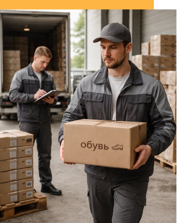 Международная перевозка обуви с таможенным оформлением от 4733