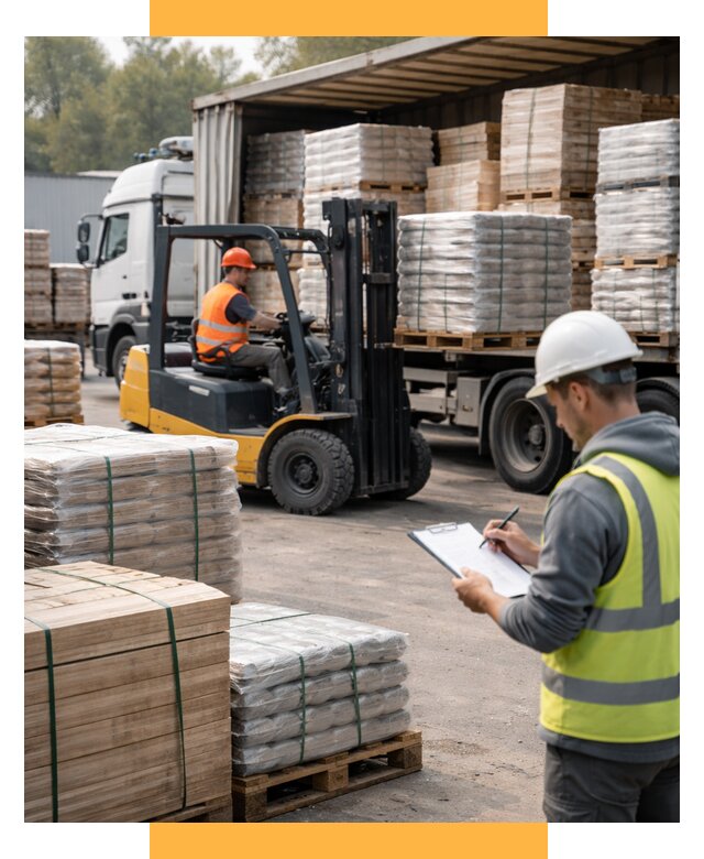 Перевозка строительных материалов от 5784 р. | ИмпортерМск