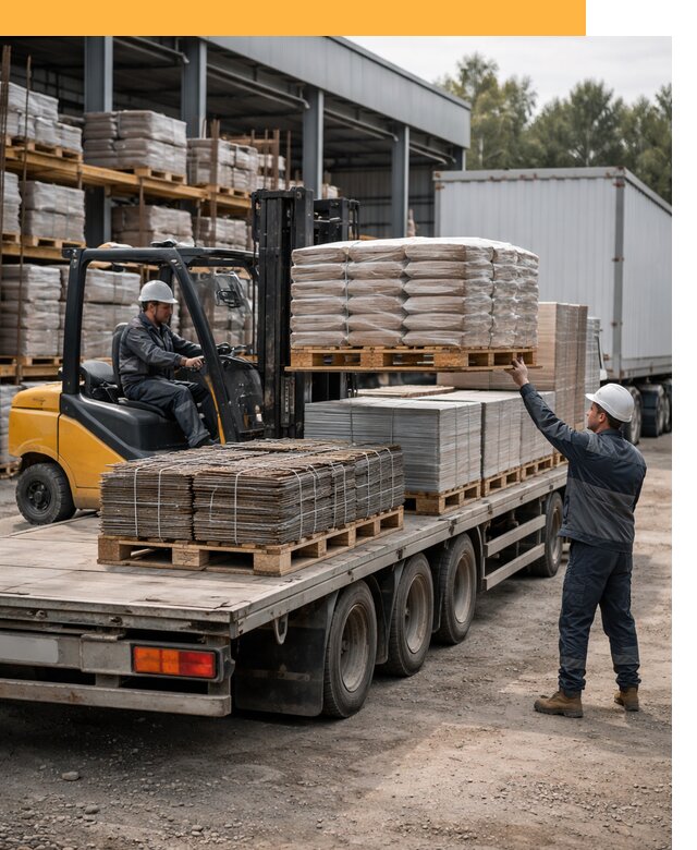 Перевозка строительных материалов по миру от 5784 руб