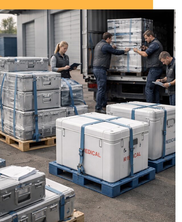 Перевозка медицинского оборудования по всему миру от 15776 руб