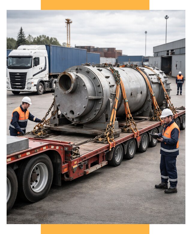 Перевозка тяжеловесных грузов под ключ от 157755 р. | ИмпортерМск