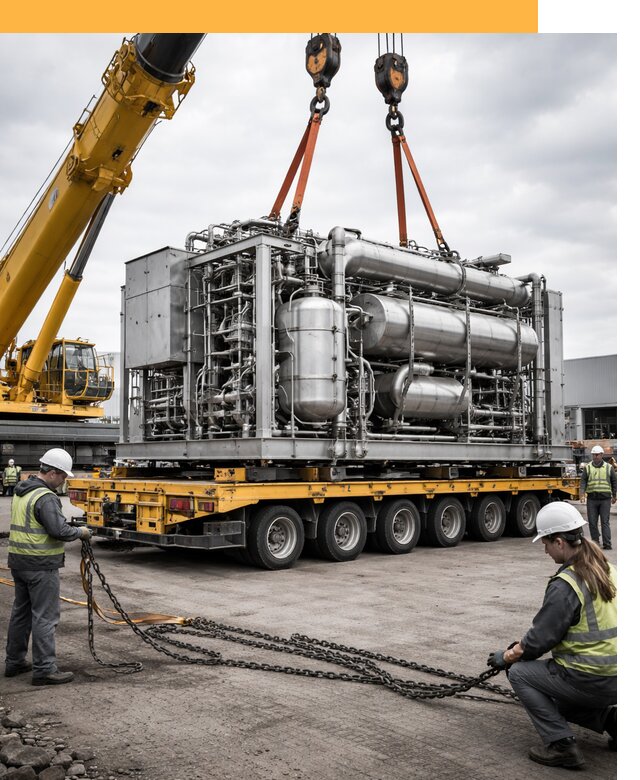 Перевозка тяжеловесных грузов по миру от 157755 руб