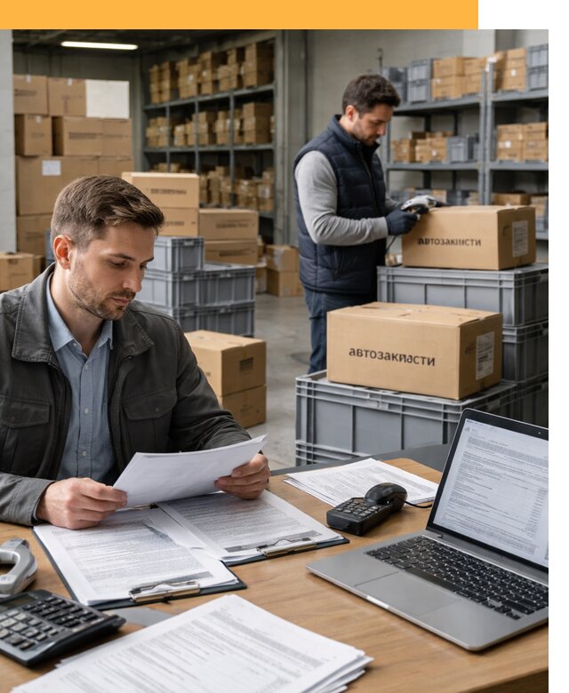 Таможенное оформление автозапчастей по выгодным тарифам от 8939