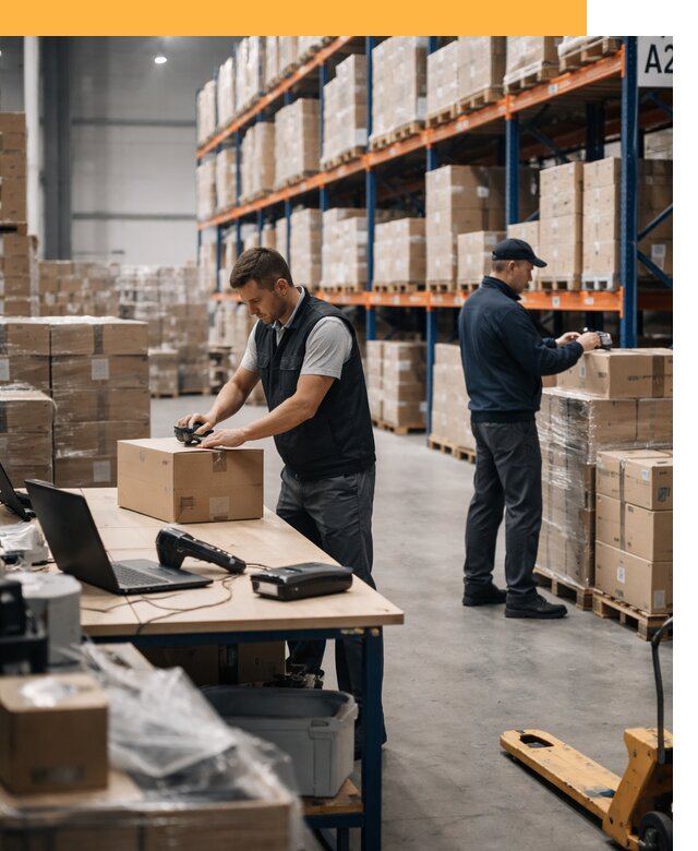 Склад консолидации в Европе: хранение, сортировка от 6836